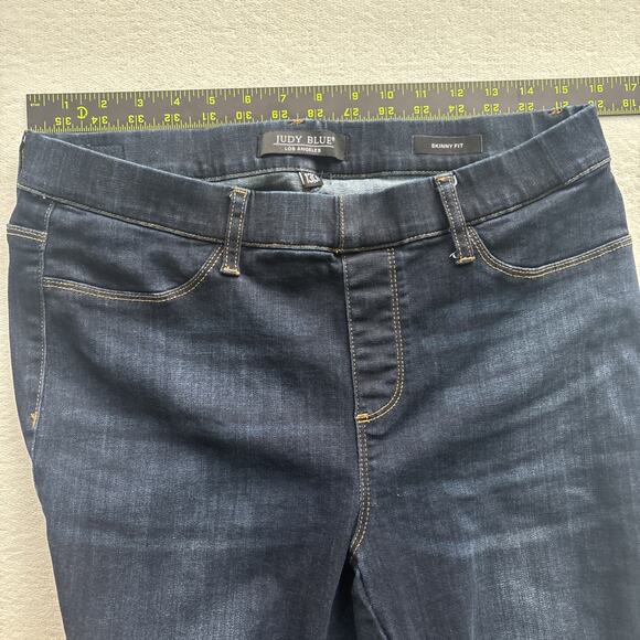 Judy Blue Womens 13 / 31 Skinny Fit Pull On Elastic Waist Jeans JB8846 - Picture 8 of 13